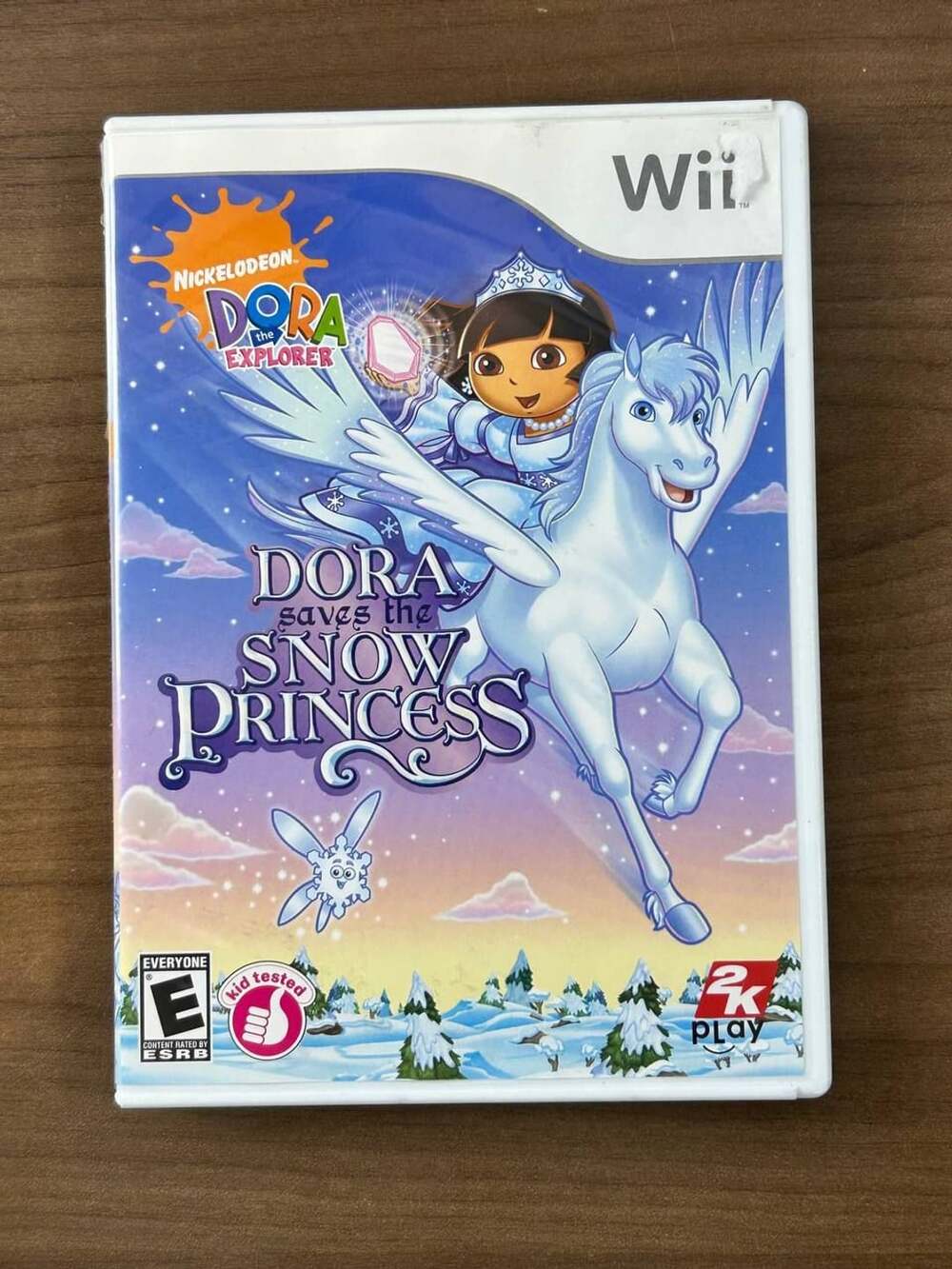 Dora Saves the Snow Princess Nintendo Wii 2008 Game Disc Case & Manual